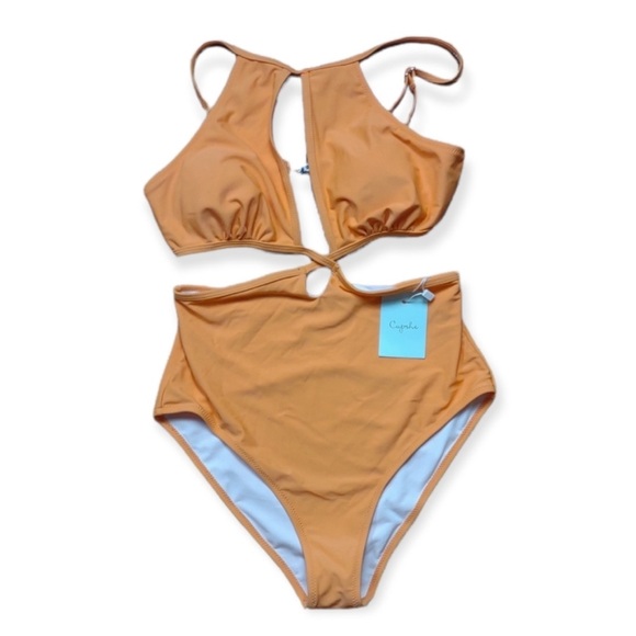 Cupshie Other - Cupshe Orange One Piece Swimsuit Women's Small New